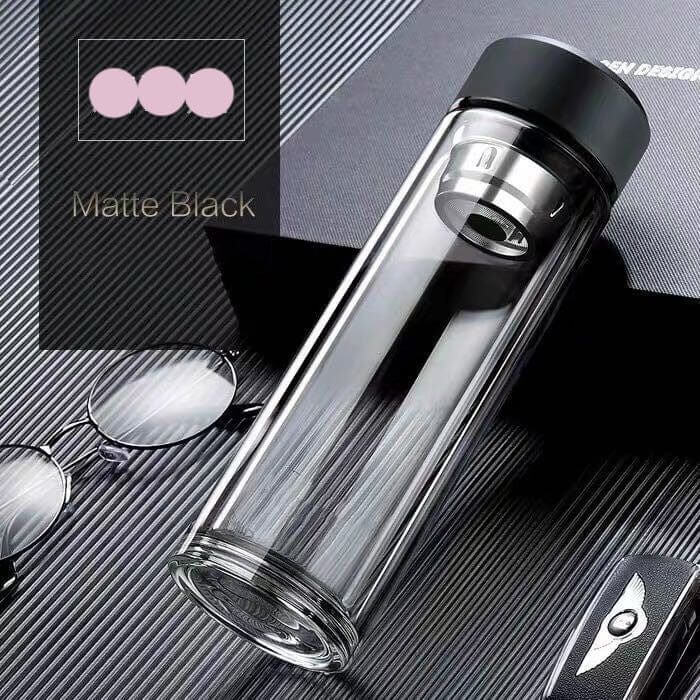 NebulaFlux Fun and colorful pet toys with unique sh Black / 280ml Smart glass water cup