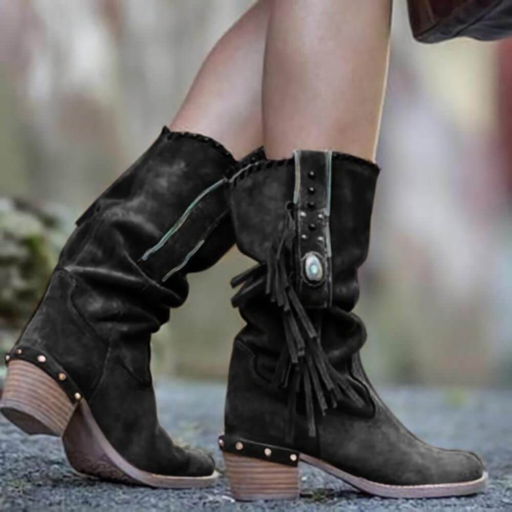 NebulaFlux High-top sneakers and chunky boots Black / 35 Medium Boots, Thick Heels, Martin Boots, Women's Boots