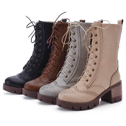 NebulaFlux High-top sneakers and chunky boots Martin boots women's boots