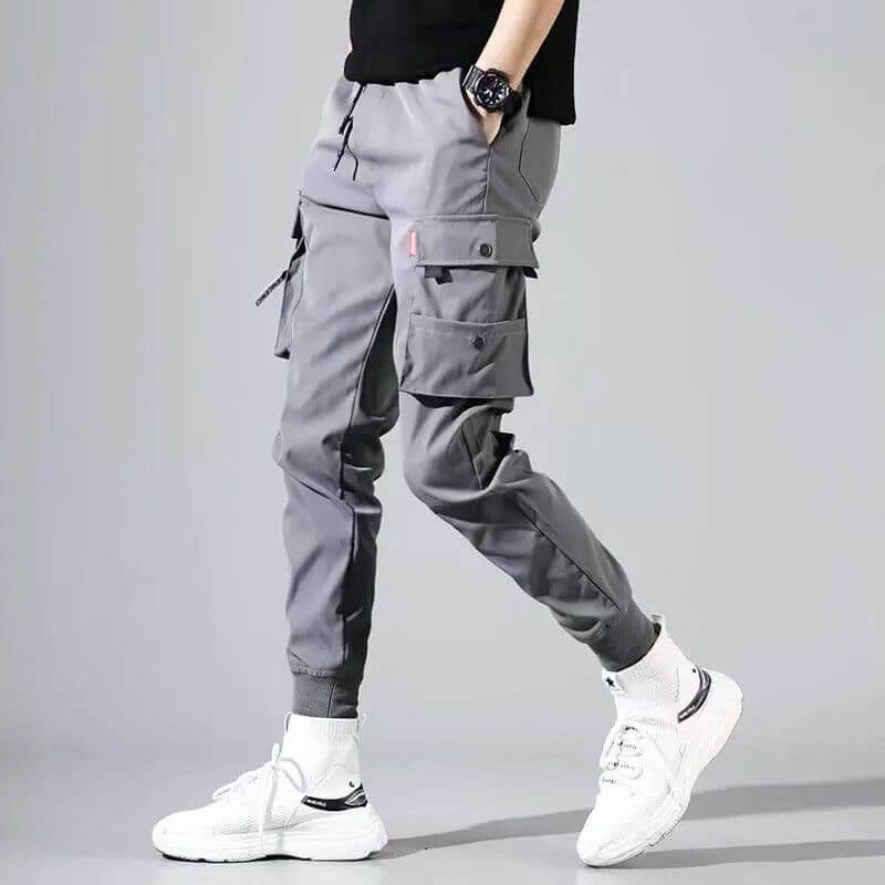 NebulaFlux K602 grey / 2XL Guochao Functional Wind Overalls Men's Trousers