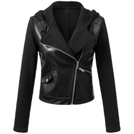 NebulaFlux Leather jackets with bold hardware B / L Leather coats Motorcycle Jacket