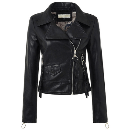 NebulaFlux Leather jackets with bold hardware C / L Leather coats Motorcycle Jacket