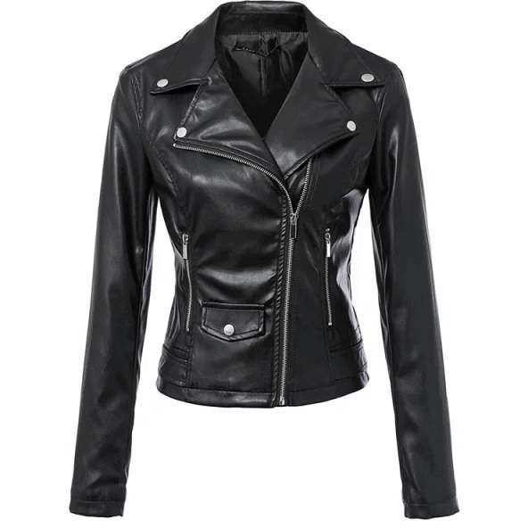 NebulaFlux Leather jackets with bold hardware Leather coats Motorcycle Jacket