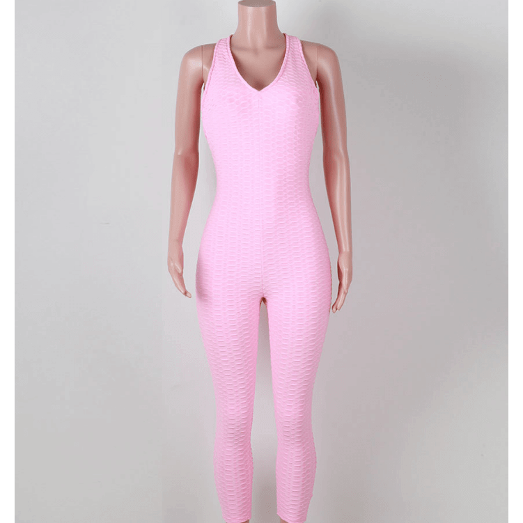 NebulaFlux Pink / L Yoga Fitness Jumpsuit