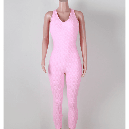 NebulaFlux Pink / L Yoga Fitness Jumpsuit