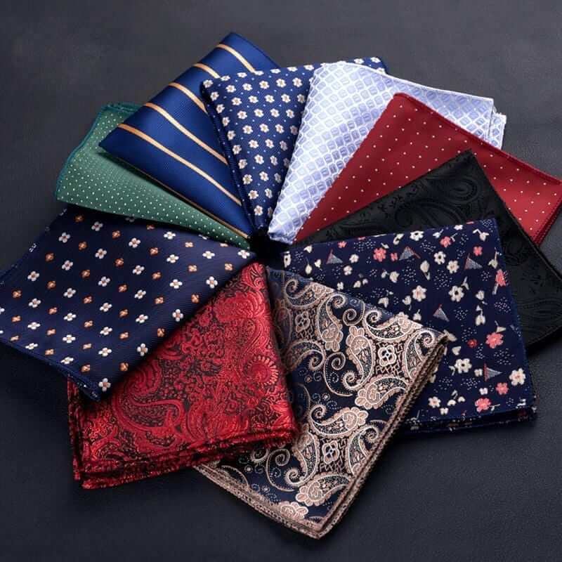 NebulaFlux Pocket squares and elegant cufflinks Premium Pocket Squares