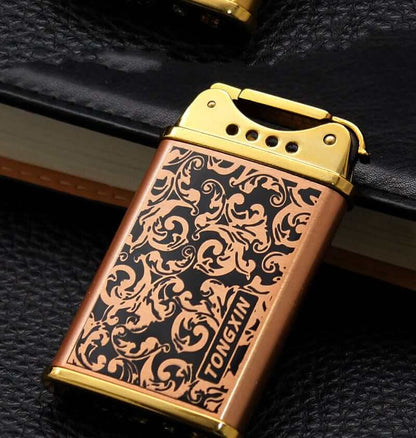 NebulaFlux Rose Gold Fashion Personality Creative Grinding Wheel Lighter