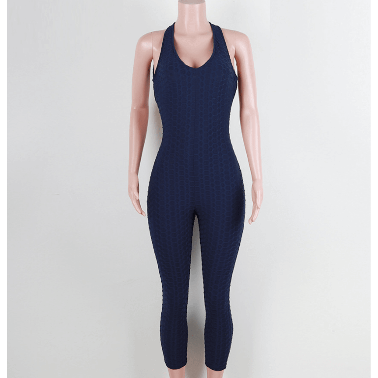 NebulaFlux Royal Blue / L Yoga Fitness Jumpsuit