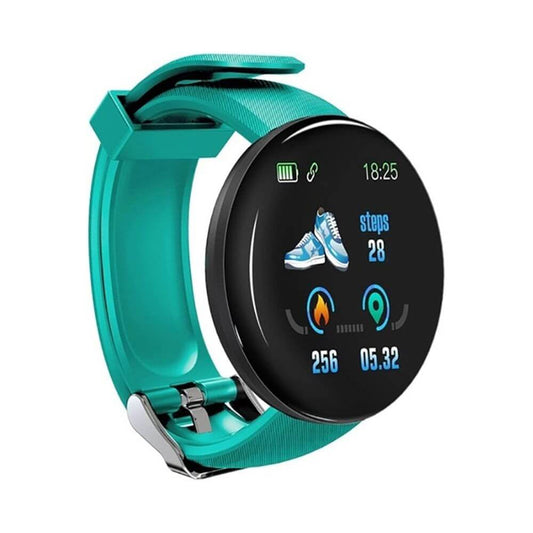 NebulaFlux Smart water bottles and hydration tracke Green D18 Bluetooth Smart Watch, Men Women