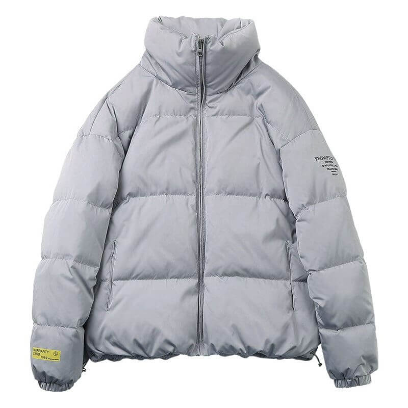 NebulaFlux Technical jackets and windbreakers Grey / M Men's Stand Collar Padded Jacket Padded Jacket