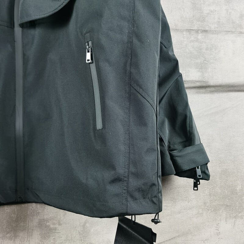 NebulaFlux Technical jackets and windbreakers Multi-Zipper Pocket Technical Wind Jacket