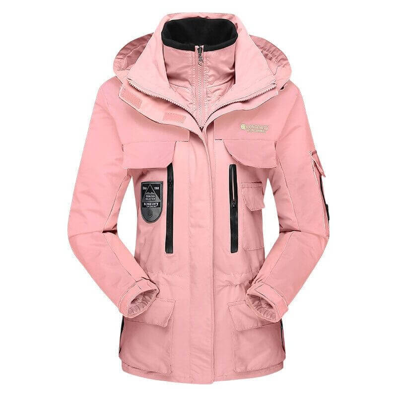 NebulaFlux Technical jackets and windbreakers PinkFemale / S Three In One Jacket With Two Detachable Jackets