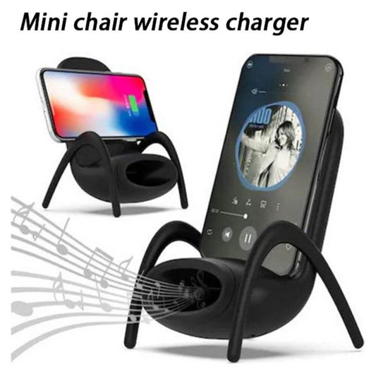 NebulaFlux White / USB Portable Mini Chair Wireless Charger Desk\