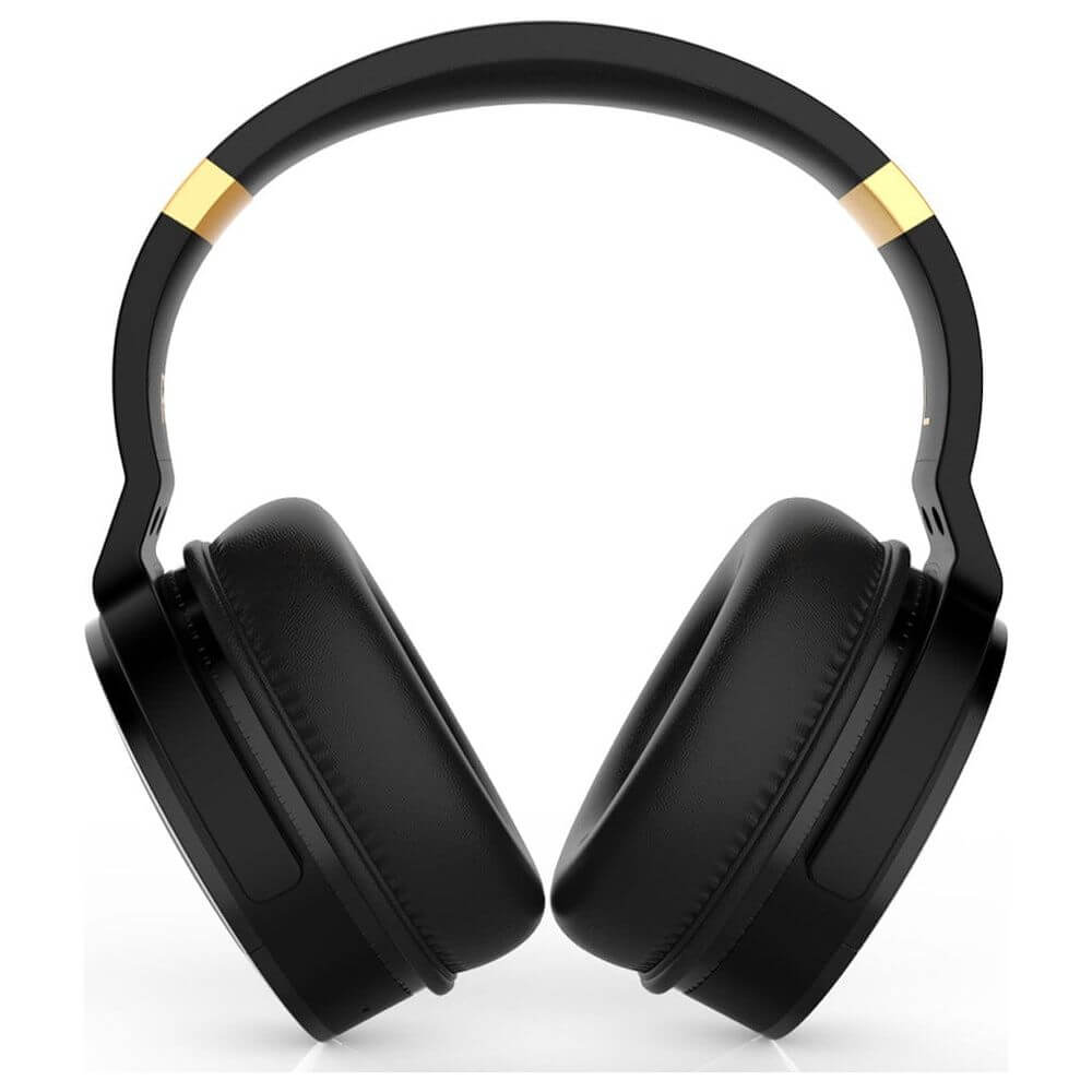 NebulaFlux Wireless headphones with fitness trackin Black Noise Canceling Headphones Computer Mobile Bass